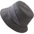 thumbnail image 2 of CoCopeaunts Unisex Casual Bucket Hats Foldable Splicing Fisherman Hat Autumn Winter Windproof Basin Caps Simple Casual All-Match, 2 of 8