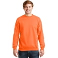 thumbnail image 1 of Hanes Men's EcoSmart Sweatshirt, safety orange, XL, 1 of 1