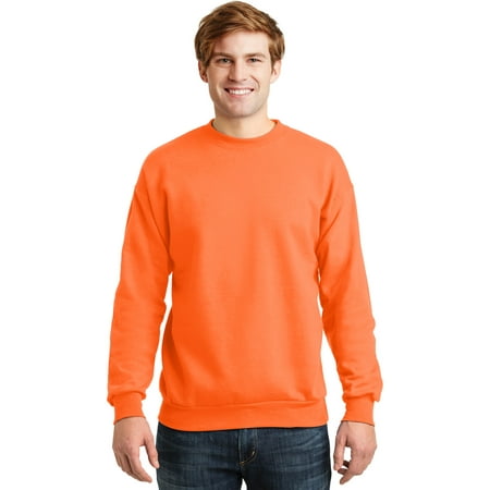 Hanes Men's EcoSmart Sweatshirt, safety orange, XL | Walmart Canada