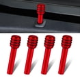 thumbnail image 1 of Perillas de bloqueo de puerta para auto Rislobx de aluminio, 4 piezas, rojas, 1 of 6