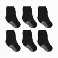 thumbnail image 4 of CAUYDY 5 6 7 Years Kids Socks Set 6PC School Girls Grip Crew Socks Mid Cut for Fall Winter Spring Summer Sizes 5-7 Years, 4 of 4