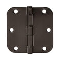 thumbnail image 1 of Bisagras de puerta Amazon Basics redondeadas con un radio de 5/8 pulgadas, 18 unidades, 1 of 4