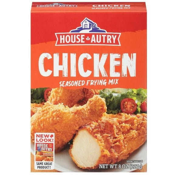 House Autry Crispy Seasoned Chicken Fry Mix 8oz Box with Crunchy Texture