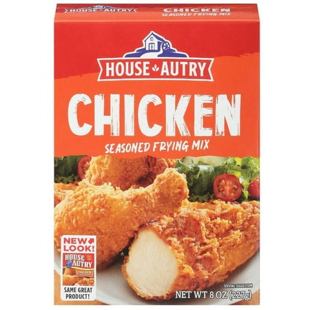 House Autry Chicken Breader 8oz Box Crispy Seasoned Coatings & Batters Frying Mix