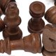 thumbnail image 2 of 3 In 1 Chess Pieces Set Folding Educational Wooden Checkers Board Sets for Kids Adults, 2 of 4