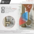 thumbnail image 2 of Stylish Rivo One-Handle Brushed Gold Pull Down Kitchen Faucet Height 14" K-148G, 2 of 14