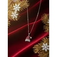 thumbnail image 5 of Dainty Crystal Christmas Tree Pendant Necklace for Women - Statement Rhinestone Santa Claus Xmas Hat Adjustable Chain Choker Necklaces Exquisite Festival Holiday Jewelry for Wife Friends, 5 of 5