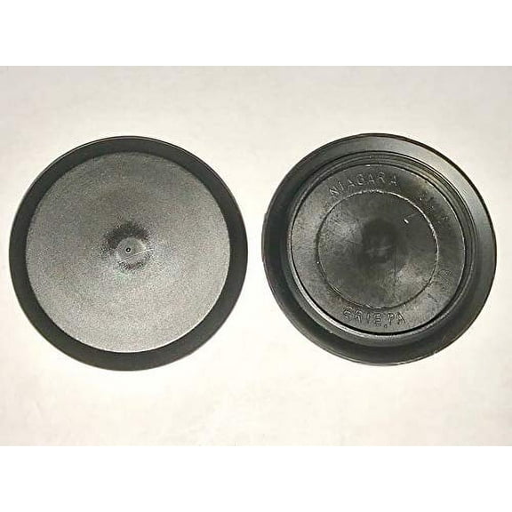 1 3/4" 1.75 inch Flush Mount Black Plastic Body and Sheet Metal Hole Plug Qty 10