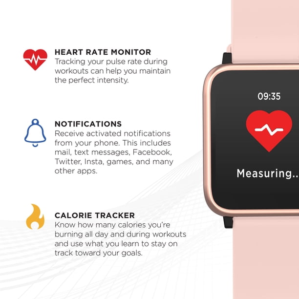 Q7 Smartwatch Fitness Tracker with Interchangeable Straps