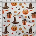 thumbnail image 4 of oneOone Silk Tabby White Fabric Halloween Sewing Fabric By The Yard Printed Diy Clothing Sewing Supplies 42 Inch Wide, 4 of 4