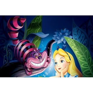 Modern Merch Alice Wonderland Diamond Painting Kits for Adults, DIY Large  Diamond Art, 5D Paint by Numbers Kits Neon Cheshire Cat Puzzle DIY Wall