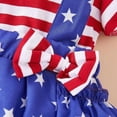 thumbnail image 5 of CAUYDY Toddler Baby Girls 4th of July Outfit American Flag Top Set Newborn Clothes 6-24 Months 2T 3T 4T (Sizes 6-9 Months,Red), 5 of 8