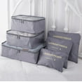 thumbnail image 1 of Packing Cubes for Suitcases, 6pcs/set Packing Cubes for Travel Essentials, Lightweight Luggage Suitcase Organizer Bags Set with Shoe Bag, Keep Shape Travel Cubes for Packing, 1 of 7