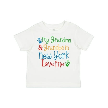

Inktastic New York Grandma Loves Me Gift Toddler Boy or Toddler Girl T-Shirt