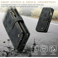 thumbnail image 6 of Case for iPhone 14 Pro Max, Flip Leather Wallet Case with 10 Card Slot Holder Zipper Pocket Kickstand Magnetic Closure Shockproof Flip Folio Cover for iPhone 14 Pro Max 5G 6.7 inch 2022 (Black), 6 of 9