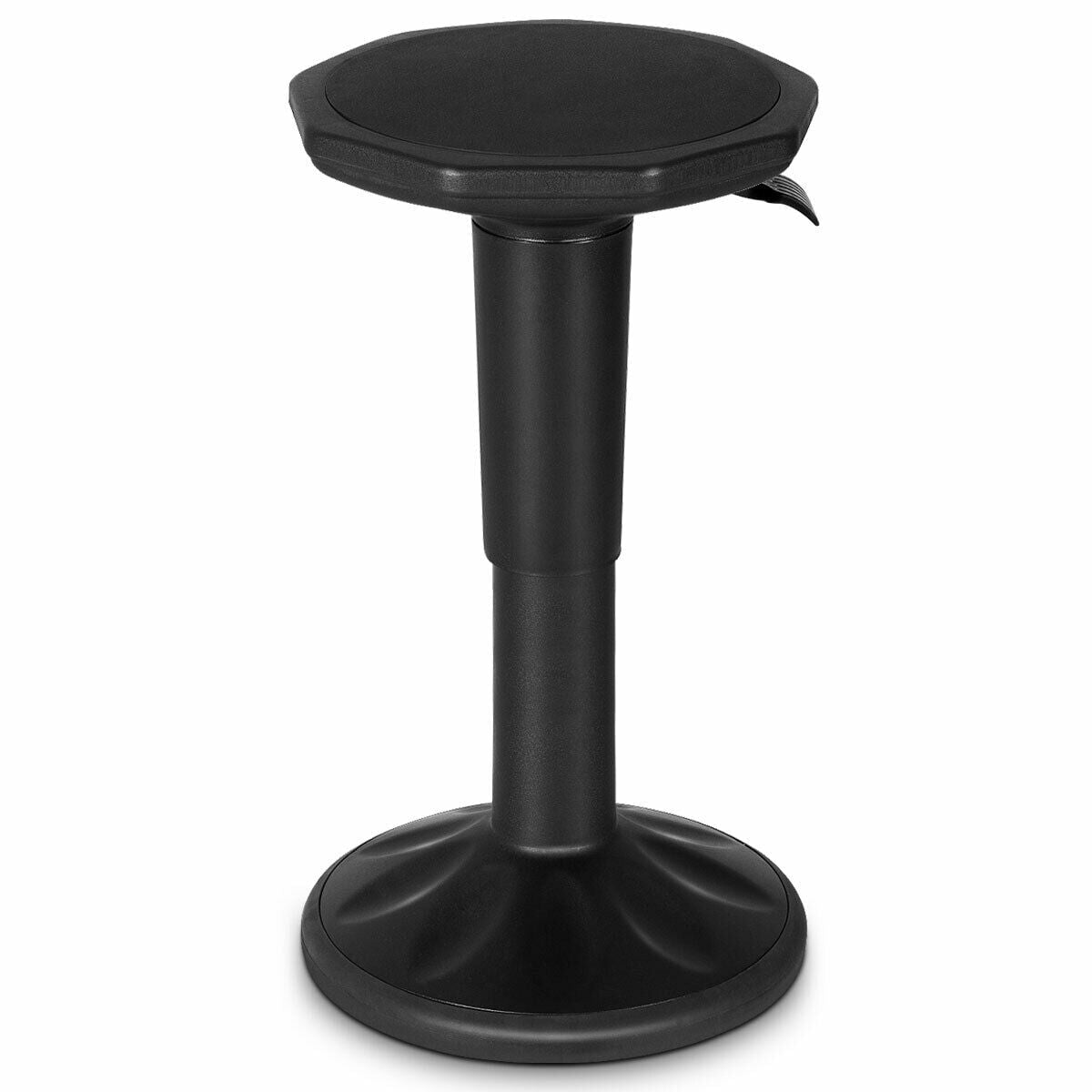 Black Wobble Chair Height Adjustable Active Learning Stool Sitting Home