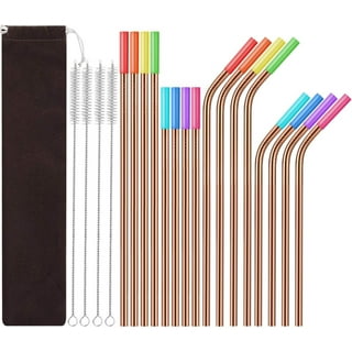 Reusable Straw Organizer | 3D-printed Straw Holder with command strips for  easy mounting | Great for water bottle straws or metal straws