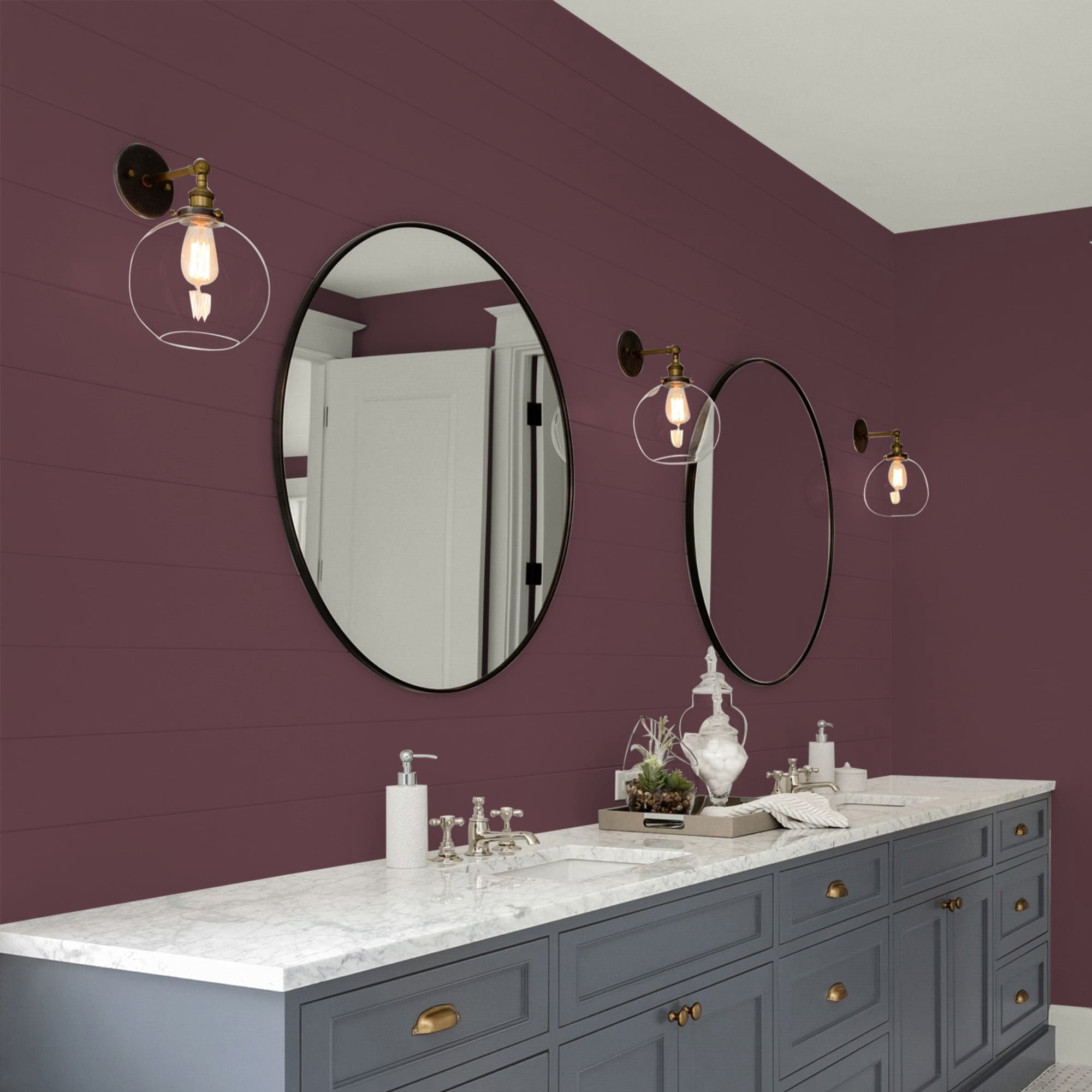 Glidden HEP Gooseberry / Purple, Eggshell Interior Paint with Primer, 1 Quart