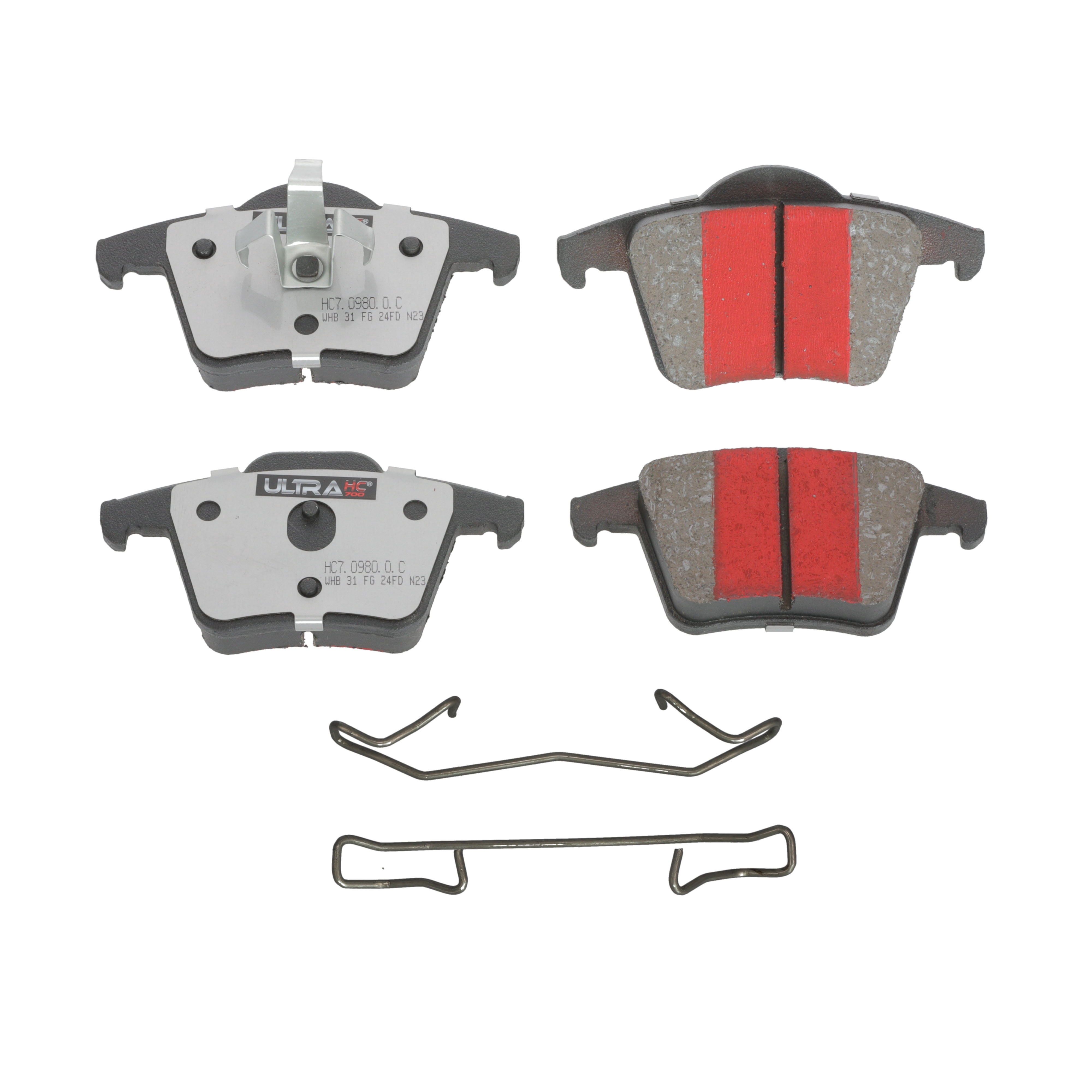 UltraHC 700 Brake Pad Set, Rear HC7.0980.0.C, Volvo XC90 2014-2003