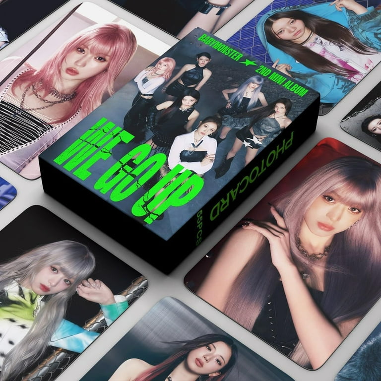 BABYMONSTER 2ND MINI ALBUM WE GO UP Photocards - 55PCS Kpop Lomo