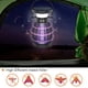 thumbnail image 5 of Exterminador de insectos solar para interiores y exteriores, linterna portátil para acampar, luz de emergencia, exterminador de mosquitos eléctrico, trampa atrayente de plagas de moscas de i, 5 of 5