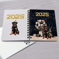 thumbnail image 4 of Happy New Year Rottweiler Welcome 2025 Balloon Firework Party Spiral Bound Journal Rottie Dog Lover Gifts Idea 5x7in Spiral Notebook - 01014, 4 of 5
