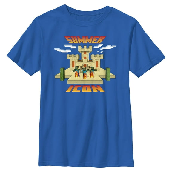 Boys Minecraft Summer Icon T Shirt