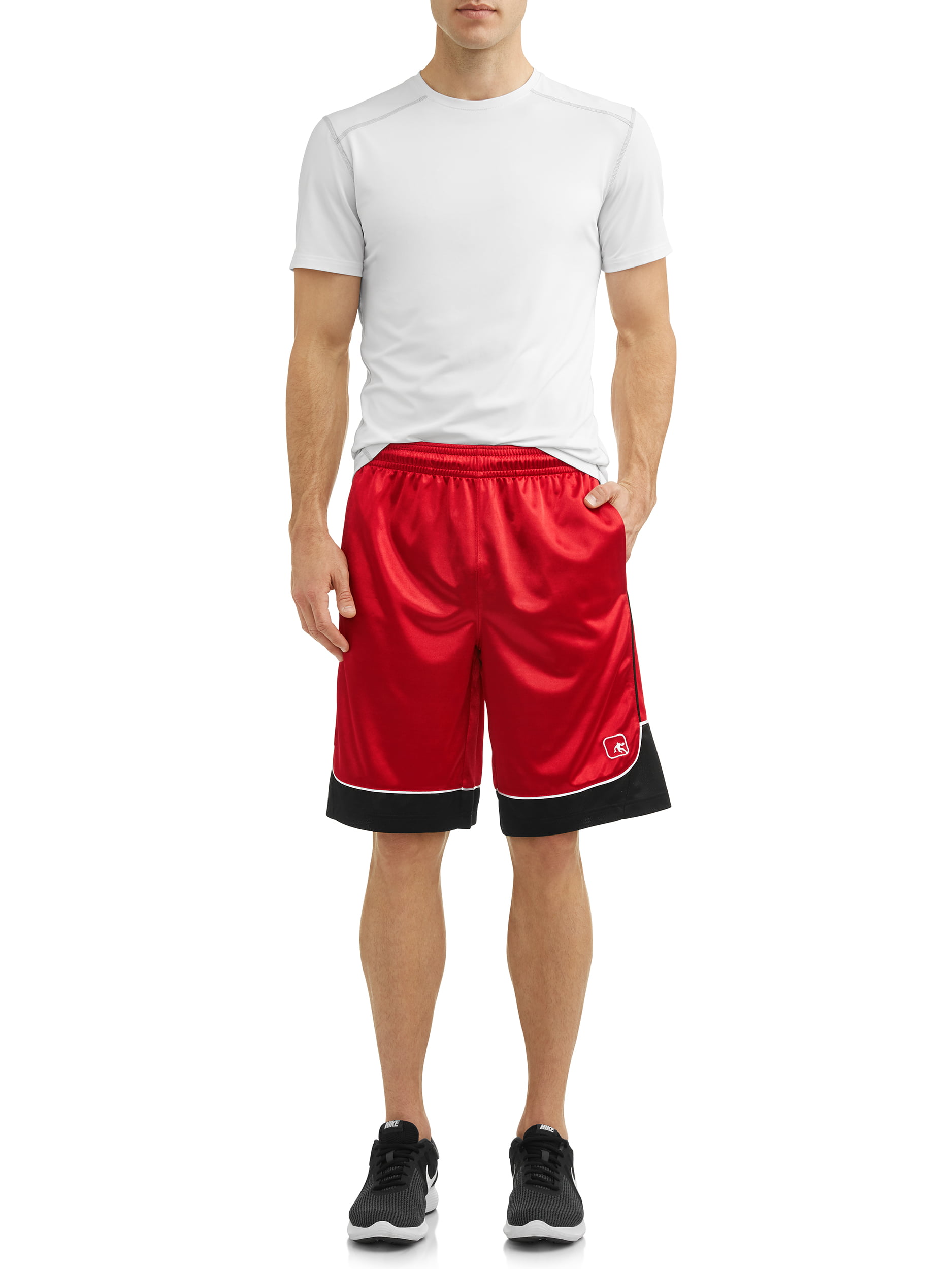 AND1 Men's Colorblock Basketball Shorts, Up to 5XL 