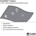 thumbnail image 6 of Classic Accessories OverDrive PolyPRO 1 Class A RV Cover, Fits 30' - 33' RVs - Breathable and Water Repellant RV Cover (80-163-181001-00), 6 of 7