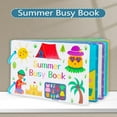 thumbnail image 5 of Deals! Danhjin Kids Books, Busy Book for Kids with Educational Tear and Paste Flip Through Designs, Spring Summer Autumn Winter Edition for Early Learning and Sensory Play, Christmas Gifts, 5 of 7