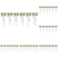 thumbnail image 1 of Wedding Chair Back Flowers 6PCS - Rose Floral Pew Decorations with Leaves & Ribbons - Aisle Chair Decor for Church, Ceremony, Bench & Wedding Reception Decoration, 1 of 6