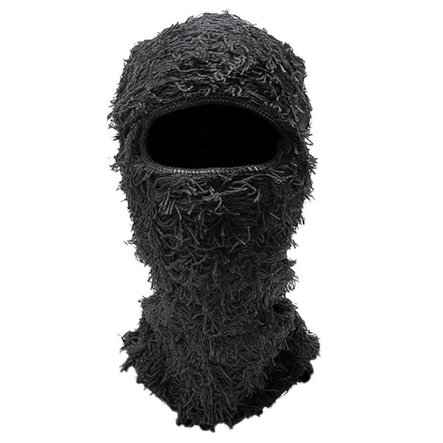 Eyicmarn Distressed Balaclava Trending Ski Facewear Wind Proof Winter
