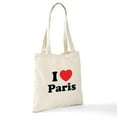 thumbnail image 6 of CafePress - I Love Paris Tote Bag - Unisex Canvas Tote Bag, Beige, 1-Piece, 6 of 6