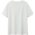 thumbnail image 4 of Women's Paris Letter Graphic Tees Round Neck Short Sleeve Casual T Shirt Tops,womens shirts for summer,short sleeve casual shirts for women,short sleeve shirts for women trendy, 4 of 5