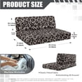 thumbnail image 6 of XYZCANDO Black Leopard Print RV Sofa Seat Cover Sofa Cushion Cover Comfortable Easy Installation Trend Print Loveseat Slipcovers Washable Couch Covers for Travel Couch, 6 of 6