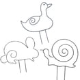 thumbnail image 3 of Enrejado de jardín de hierro con forma de Animal, soporte para plantas, enrejado de jardín de Metal para exteriores, accesorios para plantas trepadoras, 3 of 8