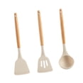 thumbnail image 2 of Juego de 3 utensilios de cocina de silicona, utensilios de cocina fáciles de limpiar, antiarañazos para freír, utensilios de cocina antiadherentes, 2 of 8