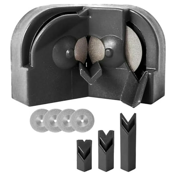 WM25 Drill Bit Sharpener,Multipurpose Drill Bit Grinding Sharpener with 4 Grinding Wheel,Dril