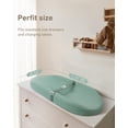 thumbnail image 2 of Cambiador Blissful Diary para bebés, impermeable y con funda, color verde, 2 of 7