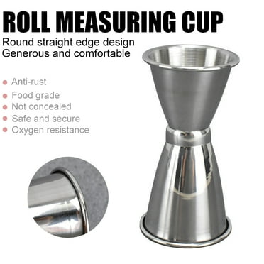 LNKOO Double Jigger, Shot Glass Measuring Cup, Stainless Steel Cocktail Jigger, Jigger for Bartending, Beautiful Double Cocktail Bar Tools for Bar Home Bartender Party Wine Drink
