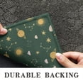 thumbnail image 6 of Green Sun Moon Star Planet Cloud Pattern Door Rugs,Washable Non Slip Door Mats Indoor,Decorative Door Mats,Entry Mat Indoor for Entrance,Bedroom,Kitchen,Bathroom,17"x30", 6 of 6