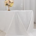 thumbnail image 6 of BalsaCircle 90" x 156" Rectangular Cotton Wedding Tablecloth Linens White, 6 of 8