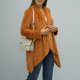 thumbnail image 5 of Pntutb Moda Mujer Manga Larga Suelta Color Sólido Solapa Felpa Cardigan Abrigo Blusa Liquidación Pntutb Pntutb-7042, 5 of 8