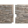 thumbnail image 3 of Ekena Millwork 45 3/4"W x 24 1/2"H x 1 1/4"D Canyon Ridge Stacked Stone, EverStone Faux Stone Siding Panel, Boardwalk Bay, 3 of 9