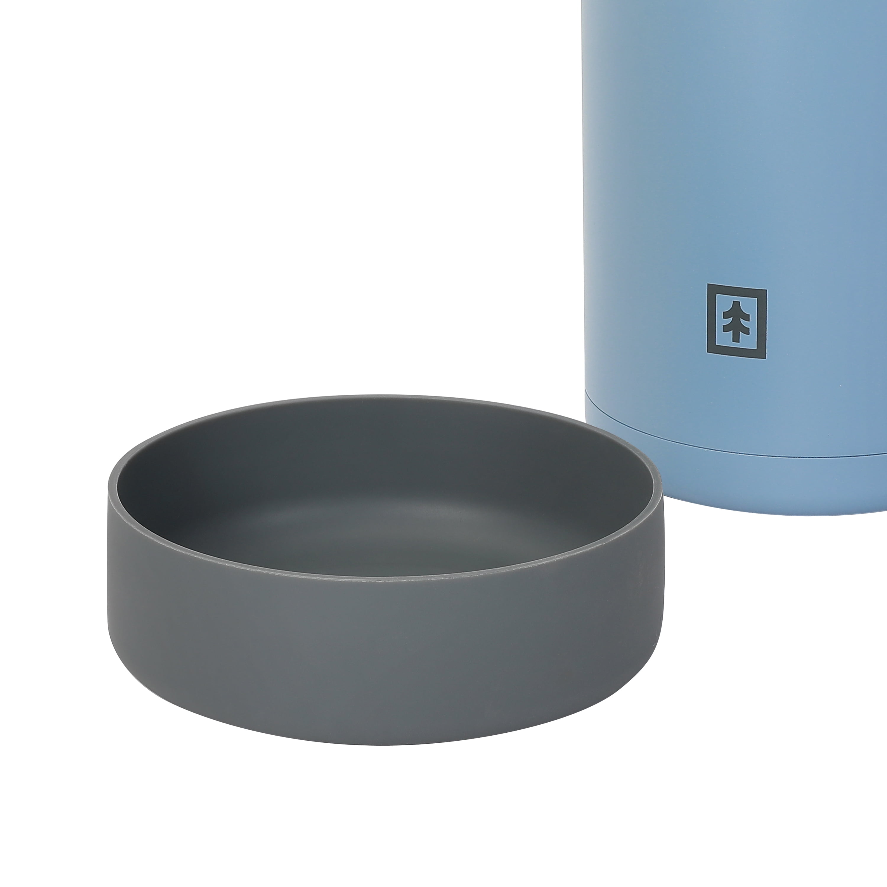 Swiss Tech 64oz Krug Stainless Steel Water Bottle Jug with Chug Cap and Silicone Boot, Blue