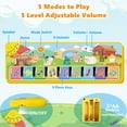 thumbnail image 4 of Lobyoh Piano Mat for Toddlers 1 2 3 Year Old, Animal Sound Musical Mat Kids Musical Gifts for 1-5 Years Old, 4 of 6