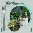 thumbnail image 5 of GZJCKJY Garden Decoration Hippie Flatwa Marker Re Garden fork Art Latware Purposed Home Decor Garden Supplies, 5 of 9