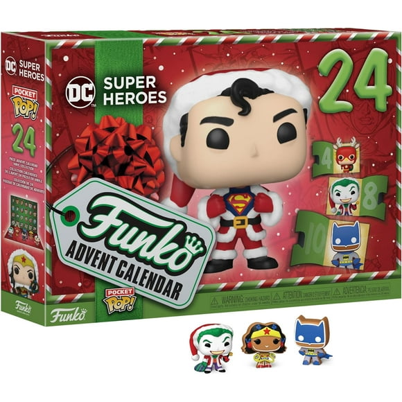 Advent Calendar - Superheroes, 24 Pocket Pop! Vinyl Figures