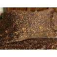 thumbnail image 3 of Shrinita 700 Thread Count Organic Cotton Bedsheet 6 PC Twin Leopard Print 25" Deep Pockets, 3 of 7