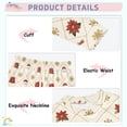 thumbnail image 4 of Christmas Style Decoration Pattern Cotton Pajamas 2 Piece Set Sleepwear Soft and Comfortable Homewear Nightwear, 4 of 7